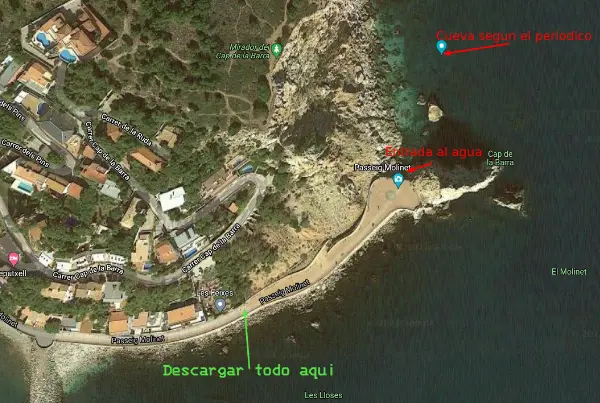 Mapa con la logistica