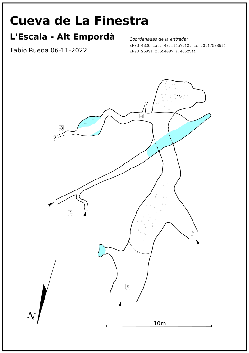 Topografia de la cova de la finestra